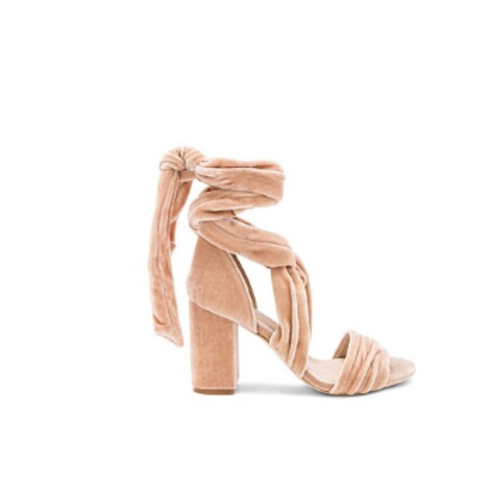 x REVOLVE Mia Heel in Champagne RAYE Color: Champagne Size: 9.5